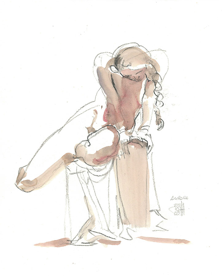 ©francois robin dessin modele vivant